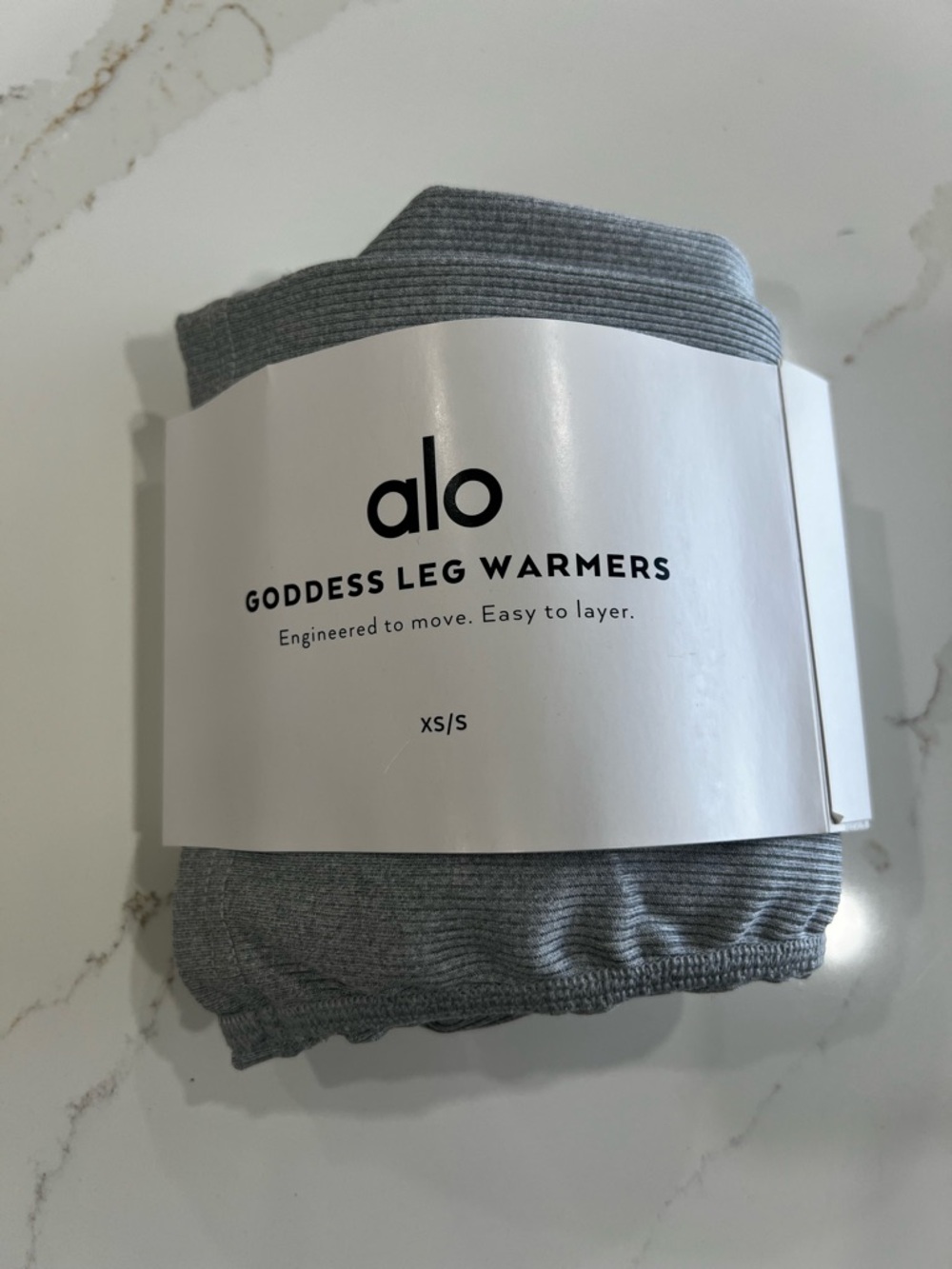 ALO Yoga Goddess Leg Warmers - Light Gray